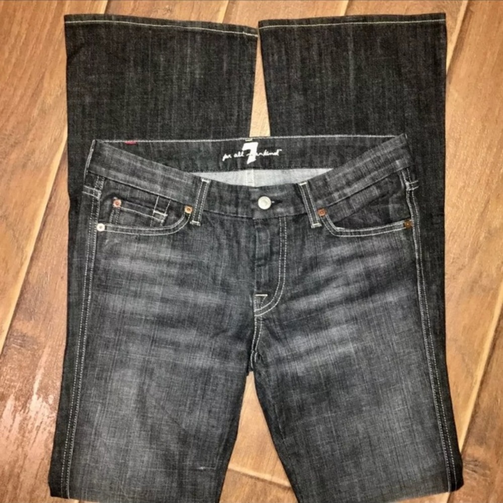 7 For All Mankind “A-Pocket” Dark Wash Jeans